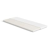 Meisterschlaf Visco Topper 140x200 cm – Weich & Wärmend – Memory Foam RG 50 – Oeko-TEX® Standard 100 – Bezug waschbar 60 °C – Matratzenauflage für Boxspringbett, Sofa & Bett – Made in Germany