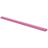 SPORTNOW 236 cm Klappbarer Schwebebalken, tragbar Turnbalken, rutschfest Balance Beam, Turn- und Balancierbalken bis 80 kg, für Kinder ab 3 Jahre, Indoor & Outdoor, Hellrot