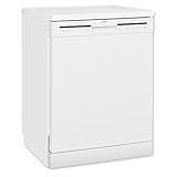 Exquisit Geschirrspüler GSP6012-030E weiss | Geschirrspüler 60 cm unterbaufähig und freistehend | 12 Maßgedecke | LED | Spülmaschine 60 cm freistehend