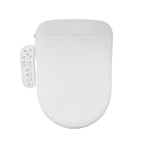 Intelligenter WC Deckel mit Duschfunktion, Beheizbare Klobrille Einstellbarer Wasserdruck & Temperatur Warmlufttrocknung, Leicht zu Reinigen Dusch WC Aufsatz für Toilette
