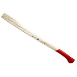 QUEBAg Hand Sappie Ersatzstiel aus Esche, Canad, Bison, oval Länge 80 cm, Öhr 49 x 17 mm