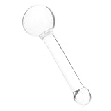 VALICLUD Kristall Mahlstößel Hitzebeständiger Glasmüller mit Ergonomischem Griff Vielseitig für Gewürze Pigmente und Laboranwendungen Tragbar und Transparent