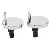 Hochwertige Top Fix WC-Sitz-Scharnierbeschläge, Schnellverschluss-Scharnier-Set, DIY-Paar, geeignet für die meisten Standard-Toilettensitze