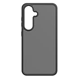Black Rock Handyhülle für Samsung Galaxy S25 (2 Komponenten Hülle, Wireless Charging kompatibel, Kratzschutz, erhöhter Kameraschutz, mattierte, durchsichtige Rückseite, griffig, weich) schwarz