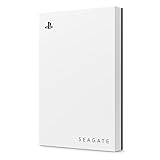 Seagate Game Drive PS4/PS5, 2TB, tragbare externe Festplatte, 2.5 Zoll, USB 3.0, weiß, LED blau, Plug and Play, Modellnr.: STLV2000201