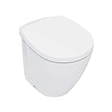 Ideal Standard Stand-WC Connect weiß – mit normalem Deckel, auf Lager, Scarico a Pavimento