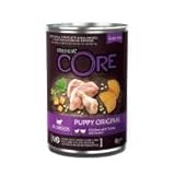 WELLNESS CORE, Nassfutter für Hunde, 95% Fleisch, Huhn, Pute und Gemüse, hoher Proteingehalt, ohne Zusatzstoffe, praktische 0,4-kg-Größe, für alle Rassen