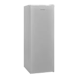 TELEFUNKEN Kühlschrank ohne Gefrierfach 255 Liter | Standkühlschrank groß | Vollraumkühlschrank freistehend mit Gemüsefach | LED-Beleuchtung | Türanschlag wechselbar | KTFK265FS2 silber