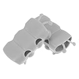 DIYEAH 2 Stück badezimmer dusche halterung Saugduschkopfhalter halter für duschkopf Duschsprühhalter Duschhalter Duschbrausehalter Duschhandhalter weiches Gummi Grey