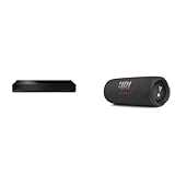 Panasonic DP-UB154EG-K Ultra HD Blu-ray Player in schwarz (HDR10+, 4K Blu-ray Disc, 4K VoD, Dolby Atmos, HDMI, USB) & JBL Flip 6 Bluetooth Box in Schwarz – Wasserdichter, tragbarer Lautsprecher