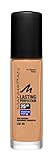 Manhattan Lasting Perfection 25 Stunden Make up, Creamy Beige 61, feuchtigkeitsspendende Foundation, langanhaltend, hohe Deckkraft, für einen makellosen Teint, 30 ml
