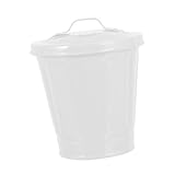 ULTECHNOVO 1 Stück Kreativer Tischmülleimer mit Deckel Kleiner Abfallbehälter Blumenform Praktischer Desktop Mülleimer für Wohnzimmer und Schlafzimmer aus Hochwertigem Vielseitig Einsetzbar
