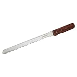 wolfcraft Dämmstoffmesser 270 mm mit Holzgriff I 4119000 I Universalmesser für alle Dämmstoffe