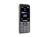 swisstone SC 560 - Dual SIM Unlocked 32GB Mobiltelefon mit extra großem beleuchtetem Farbdisplay, Schwarz