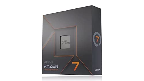 AMD Ryzen 7700X Prozessor, 8 Kern/16 Threads, Zen 4 Architektur, 40 MB L3 Cache, 105 W TDP, bis zu 5,4 GHz Frequenz Boost, Sockel AMD 5, DDR5 & PCIe 5.0, Schwarz