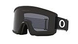 Oakley Target Line M Schneebrille Mattschwarz mit grauer Linse