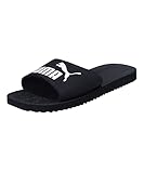 PUMA Purecat Unisex Slide Sandal , Peacoat White, 42 EU