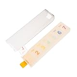 JECOMPRIS 1 Satz Tragbare Pillendose Kleiner Medikamententabletten-organizer Pillenorganisator Kompakt Ästhetischer Pillenorganisator Pillenorganisatoren Beige Plastik