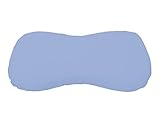 Dukal | Bezug für Schlaraffia Premium Geltex Kissen | 35 x 70 cm | aus hochwertigem DOPPEL-Jersey | 100% Baumwolle | Farbe: blau