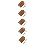 BESTonZON 5st Jagdtasche Aus Leder Faltbare Anzeigetafel Reiseanzeigetafel Kartenspiel-anzeigetafel Brettspiele Fall Desktop-anzeigetafel Reiseartikel Zweifarbiges Pu-Leder Light Brown