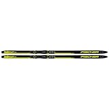Fischer Junior Twin Skin Pro, leicht, langlebig, widerstandsfähig, All-Terrain, Langlauf, Nordic, Rennen, Touren, Wettkampf-Ski mit einstellbarer Easy-Entry Tour Step-In Junior IFP-Bindungen, 167