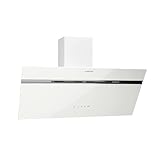 Klarstein Alina Dunstabzugshaube - 80cm Kopffreihaube, 600 m³/h Luftstrom, Touch Control, A Energieeffizienz, LED-Beleuchtung, Umluft & Abluft, Weiß