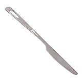 Hochfestes Titanutensilien Exquisite Matte Handlungsgabel für Camping und Outdoor -Aktivitäten (Messer)