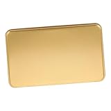 GLEAVI Box Bonbondose Kleine Dose Metallbehälter Metall Keksdosen Metalldosen Keksdosen Mit Deckel Blechbehälter Blechkeksbehälter Goldenes Weißblech