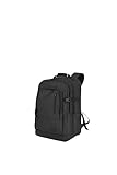 Travelite Rucksack aus wasserabweisendem Material, gepolstertes Laptop Fach 15,6 Zoll, BASICS Tagesrucksack mit Aufsteckfunktion, 48 cm, 28 Liter, 900 Gramm