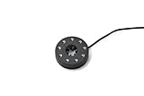 Pontec PondoStar LED Ring Compact, schwarz - Unterwasserbeleuchtung (IP68), warmweiße LEDs, Teich, Garten, Leuchtring für Wasserspiele