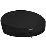 Dokon Sonneninsel Abdeckung Wasserdicht Sonneninsel Schutzhülle Winddicht UV-Beständiges Schwerlast 600D Oxford Gewebe Abdeckplane für Liegeinsel, Garteninsel Abdeckhaube (190x90/50cm) - Schwarz