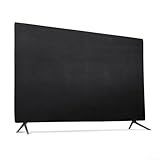 Effektiver Staubschutz für Monitore Monitorabdeckung passend für 43 55 Zoll Bildschirme, schlankes Design (49 Zoll schwarz)
