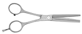 EHASO einseitige Modellierschere + Fingerhaken, 18cm mit 46er Zahnung