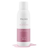 INLAQ® Aceton Nagellackentferner 500 ml Flasche - UV Gel Polish Remover Aceton - UV LED Nagellack Reiniger
