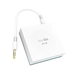 Bluetooth 5.3-Sender, Bluetooth-Audio-Adapter für Flugzeug-TV, Touch-Steuerung, kabelloser Empfänger, 3,5-mm-Klinken-AUX-Adapter, 30 Stunden Spielzeit für TV/Heim-Stereoanlage/Flugzeug/Lautsprecher