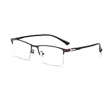 EYEphy Herren Business HD Asphärische Harzgläser Anti-Blaulicht Lesebrille mit Metallrahmen Anti-Müdigkeit Leser,03,+2.25