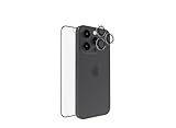 Tiger Glass Plus Pack Kamera Ring + Hartglas Recyceltes iPhone 15 Pro – Schutz für Bildschirm und Linsen, recyceltes Glas, widerstandsfähig 9H, Anti-Fingerabdruck, hohe Empfindlichkeit, einfache
