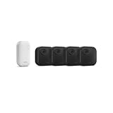 Die neue Blink-Kamera Outdoor 4 | Kabellose intelligente HD-Sicherheitskamera, zwei Jahre Batterielaufzeit, funktioniert mit Alexa | 4-Kamera-System mit enthaltenem Sync Module Core | IP65