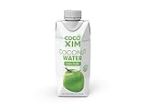 COCOXIM Kokoswasser, rein, frisch und natürlich, feuchtigkeitsspendend, reich an natürlichen Vitaminen und Mineralien, 330 ml, 12 Stück