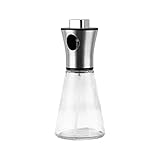 Fycakly Spray Baking Grilling Oil Glass Sprayer Bratölflasche Vielseitig 200 ml Zum Kochen Zum Kochen Küche, Esszimmer & Bar Plastik Behälter (black, One Size)