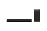 LG DS40T 2.1 Soundbar (300W) mit kabellosem Subwoofer (ARC, HDMI, Optisch, Bluetooth) [2024], Schwarz