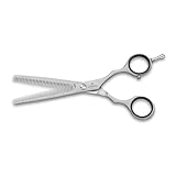 Victorinox Effilierschere, Friseurschere, Länge: 15 cm, Extra Scharf, Rostfreie Stahlklingen, mit Fingerstütze, Silber