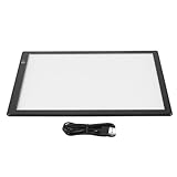 Culnflun Slide Viewer Light Box, A4 Ultra-dünn angetriebener Lichtscanner mit 3 einstellbaren Helligkeit Soft LED USB Powered Dia Scanner App Bearbeiten für Fotofilme negativ
