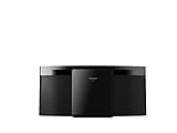 Panasonic SC-HC212EG-K 2-Kanal Micro Hi-Fi System, 20 Watt, DAB+ Digitalradio, CD-Player, Bluetooth, USB, Reine Sounds und minimale Verzerrung, schlankes und zeitgemäßes Design