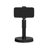 Tragbare Handyhalterung – Handyhalterung mit 360-Grad-Drehung, anhebbarer Schreibtisch-Handyhalter, verstellbarer Winkel, Smartphone-Ständer