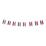 Kroatien Fahne 40 Stück Kroatien Flagge Kroatien Girlande 11.4M Kroatien Fahne Kroatien Nationalflagge Kroatien 14 x 21 cm für Garten Bars Dekorationen (Kroatien) (Kroatien)