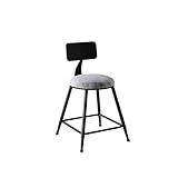 Stabiler runder Bistro-Bartisch mit Stauraum – platzsparender Outdoor-Beitisch/Kneipentisch für kleine Räume, ideal für Esszimmer, Garten, Wohnzimmer und Barstühle (1 x Stuhl)