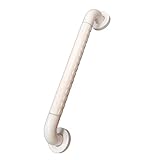 Haltegriffe for Senioren, 30cm Haltegriff Dusche, rutschfeste Handgriff, Weiße Nylon-Sicherheitsgriffe, Badewannengriff Edelstahl, Behinderten WC Duschgriff, Badewanne Einstiegshilfe(White,40cm)