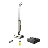 Kärcher Hartbodenreiniger FC 7 Cordless - elektrischer und kabelloser Bodenwischer für 135 qm - müheloses Reinigen bei nur 71 dB in einem Arbeitsgang, Weiß