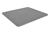 Werk24 I Backstahl 38x33x0,8 cm für Pizza und Brot 8mm Pizzastahl Massiv und kugelgestrahlt Backstahl